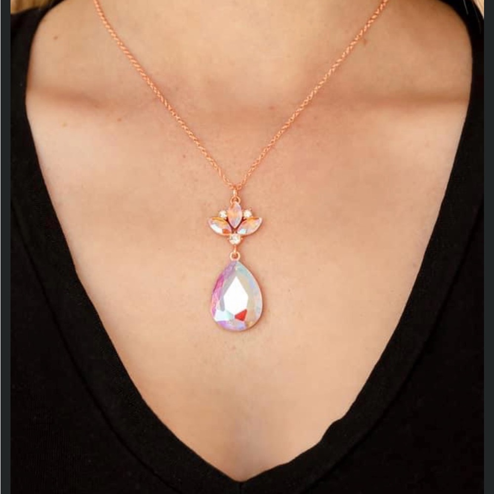 Rose gold necklace